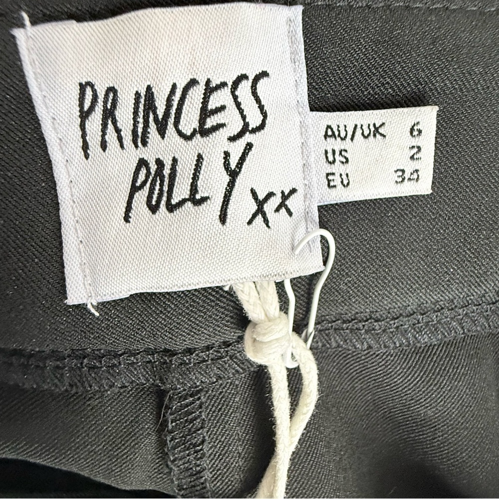 Princess Polly Black Wide-Leg Jumpsuit - Picture 3 of 8